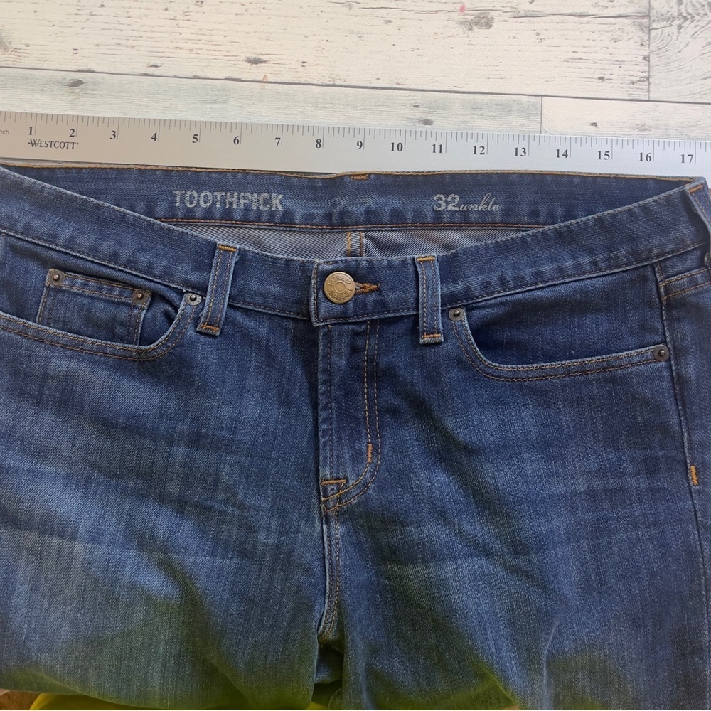 J.Crew Toothpick Ankle 5 Pocket Jean 32 - Picture 7 of 9